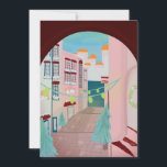 Leuk Portugees Prettig Kerstfeest  Feestdagenkaart<br><div class="desc">wens uw geliefden een vrolijk kerstfeest met deze charmante handgeïllustreerde Portugese kerstkaarten.</div>