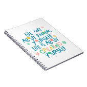 Leuk, positief, levenscitaat notitieboek (Rechterzijde)