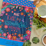 Leuk Prachtig geheugen Quote Floral Custom Theedoek<br><div class="desc">Kleurrijke Floral Handgeschreven Quote Gepersonaliseerde Handdoeken. Deze chique handdoeken zijn perfect om wat vreugde toe te voegen aan uw keuken. Of je nu een doorgewinterde chef-kok bent of een aspirant huiskok, deze handdoeken zijn de perfecte metgezel voor elk culinair avontuur. Ze maken ook heerlijke geschenken voor vrienden en familie die...</div>
