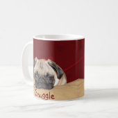 Leuk Pug van iCuddle Puppy Koffiemok (Voorkant links)