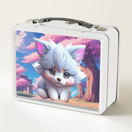 Leuk puppy afbeelding in anime stijl (Achterkant)