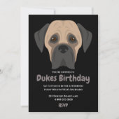 Leuk puppy verjaardagsfeestje kaart (Voorkant)