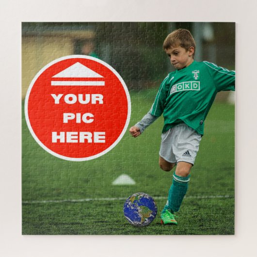 Leuk! Puzzel - gepersonaliseerd - 20" x 20", 676 s (Horizontaal)