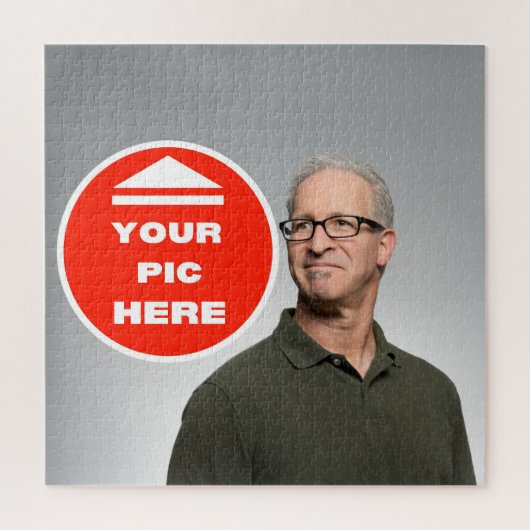 Leuk! Puzzel - gepersonaliseerd - 20" x 20", 676 s (Verticaal)