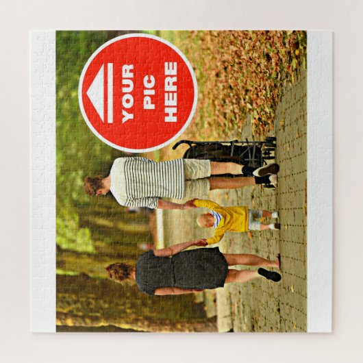 Leuk! Puzzel - gepersonaliseerd - 20" x 20", 676 s Legpuzzel (Verticaal)