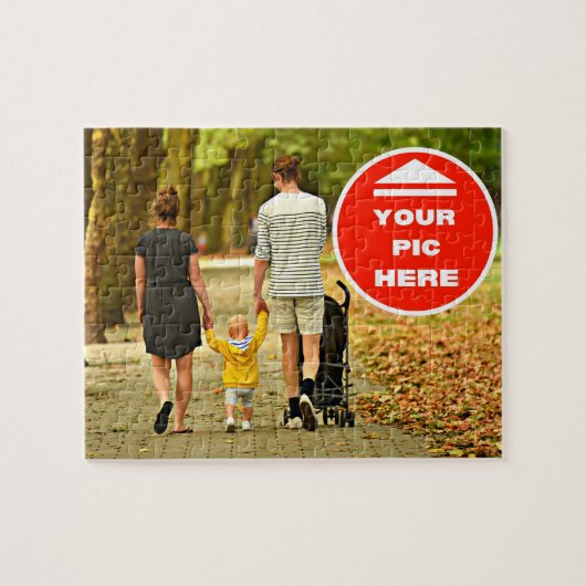 Leuk! Puzzel - Gepersonaliseerd -8" x 10", 110 stu (Horizontaal)