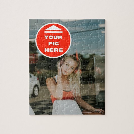 Leuk! Puzzel - Gepersonaliseerd -8" x 10", 110 stu (Verticaal)