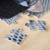 Leuk! Puzzel - Glas van Wijn op Patio (Zijkant)