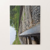 Leuk! Puzzel - Kijken naar beneden de trein tracks (Verticaal)