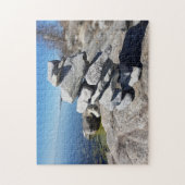 Leuk! Puzzel - Rock Stacking Person - Rock balanci (Verticaal)