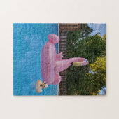 Leuk! Puzzel - Zomerdag bij het zwembad (Horizontaal)