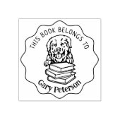 Leuk Pyrenees Hondenboek Rubberstempel (Afrduk)