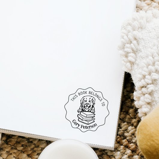 Leuk Pyrenees Hondenboek Rubberstempel
