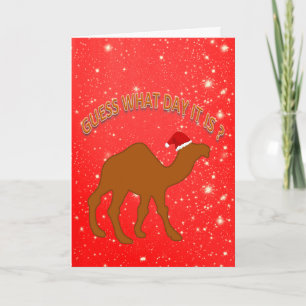 Leuk Raad eens welke dag het is Het is humor Kerst Kaart