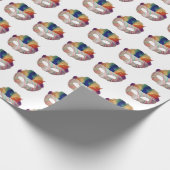 Leuk Rainbow Mask Wrapping Paper Cadeaupapier (Hoek)