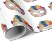Leuk Rainbow Mask Wrapping Paper Cadeaupapier (Rol Hoek)