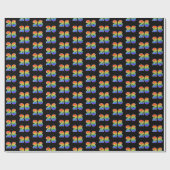 Leuk Rainbow Spectrum Pattern "26" Evenementnummer Cadeaupapier (Vlak)