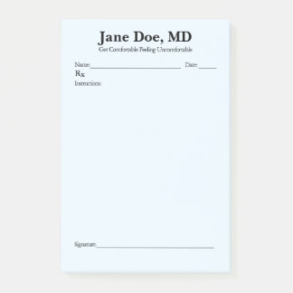 Leuk recept 4 "x 6" Post It notes Blauw