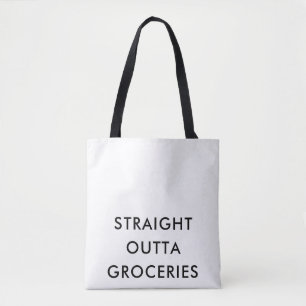 Leuk RECHTSTREEKS UIT DE VOEDINGSMIDDELEN Minimali Tote Bag