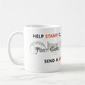 LEUK RECYCLEN KUNST: 'STAMP E-MAILS UIT...' KOFFIEMOK (Links)