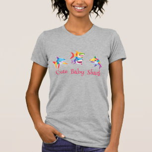Leuk regenbooghaai verjaardagsfeestje Familie kind T-shirt