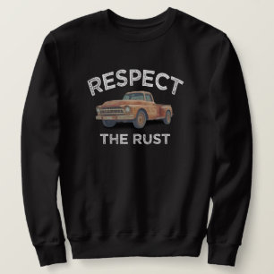 leuk RESPECTEER DE ROEST Pickup Truck Vadergrap Trui
