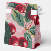 Leuk Retro 'Cherry Pop' Roze Bedankdoosjes (Achterkant)