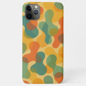 Leuk Retro Klassiek Amorf Vorm Kunstpatroon Case-Mate iPhone Case (Achterkant)