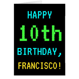 Leuk /Retro Videogame Look 10th Birthday