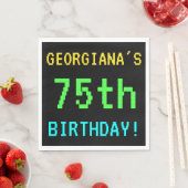 Leuk /Retro Videogame Look 75th Verjaardag Servetten (Insitu)