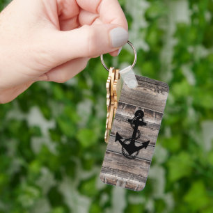 leuk reusachtig nautisch ANCHOR MET NAAM   SLEUTEL Sleutelhanger