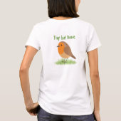 Leuk Robin Vogel T-shirt (Achterkant)