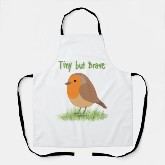 Leuk Robin Vogeltje Schort Geschenk (Voorkant)