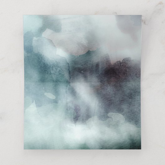 Leuk romantisch paar pinguïn bruiloft plaatskaartje (Binnenkant ongevouwen)