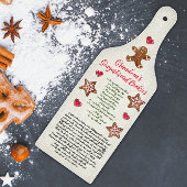 Leuk rood groen oma's kerst koekje recept snijplank