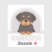 Leuk  Rottie Hondenras Trots Dierenliefde Sticker (Vel)