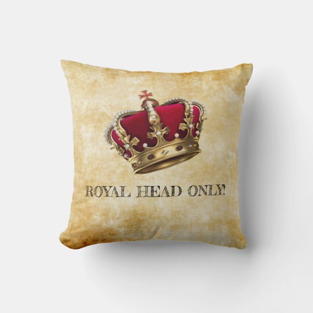 Leuk Royal Head Only Kussen! Kussen (Voorkant)