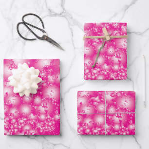 Leuk ROZE Abstracte Inkt Super Spat patroon Inpakpapier Vel