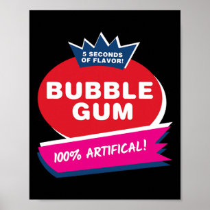 Leuk Roze Bubble Gum Halloween Kostuum Poster