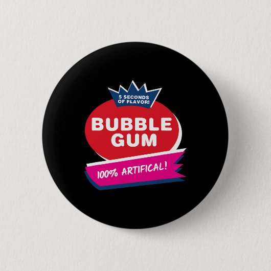 Leuk Roze Bubble Gum Halloween Kostuum Ronde Button 5,7 Cm (Voorkant)