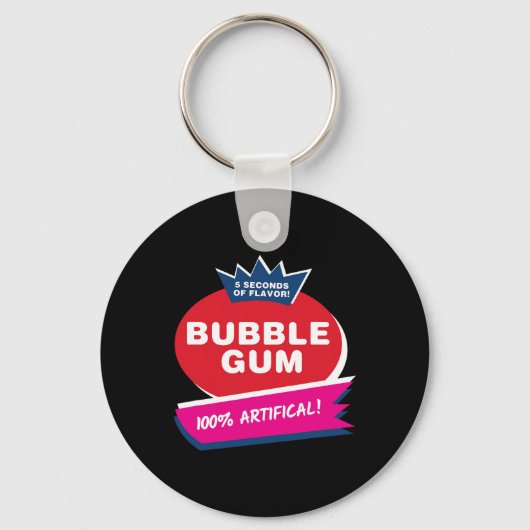 Leuk Roze Bubble Gum Halloween Kostuum Sleutelhanger (Voorkant)