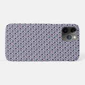 Leuk roze en blauw patroon Case-Mate iPhone case (Achterkant (horizontaal))
