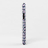 Leuk roze en blauw patroon Case-Mate iPhone case (Achterkant/rechts)