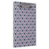 Leuk roze en blauw patroon klembord (Rechts)