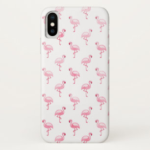 Leuk Roze en Wit Flamingo patroon Case-Mate iPhone Case