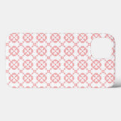 Leuk Roze en Wit Patroon Case-Mate iPhone Case (Achterkant (horizontaal))