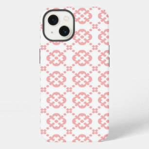 Leuk Roze en Wit Patroon iPhone 13 Hoesje