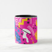 Leuk Roze jaren 80 esthetiek Mok (Midden)