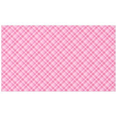 Leuk Roze Plaid Patroon Groot Tafelkleed (Voorkant (Horizontaal))