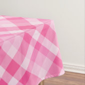 Leuk Roze Plaid Patroon Groot Tafelkleed (Voorbeeld)